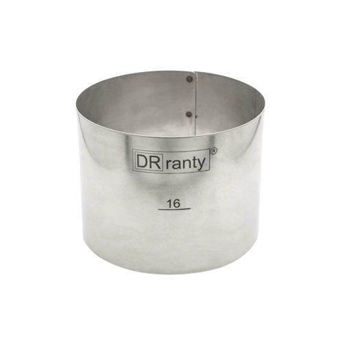 Opaska rant stały obręcz do tortu ciasta forma średnica 16cm wysokość 12cm Dorosiowe Ranty